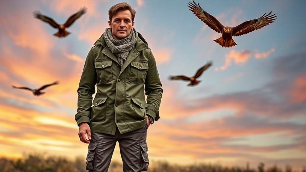 layered weatherproof moisture wicking adaptable attire