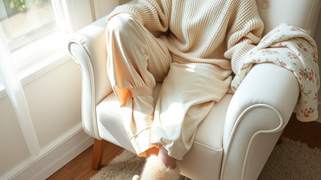 loose cozy breathable comfortable bottoms