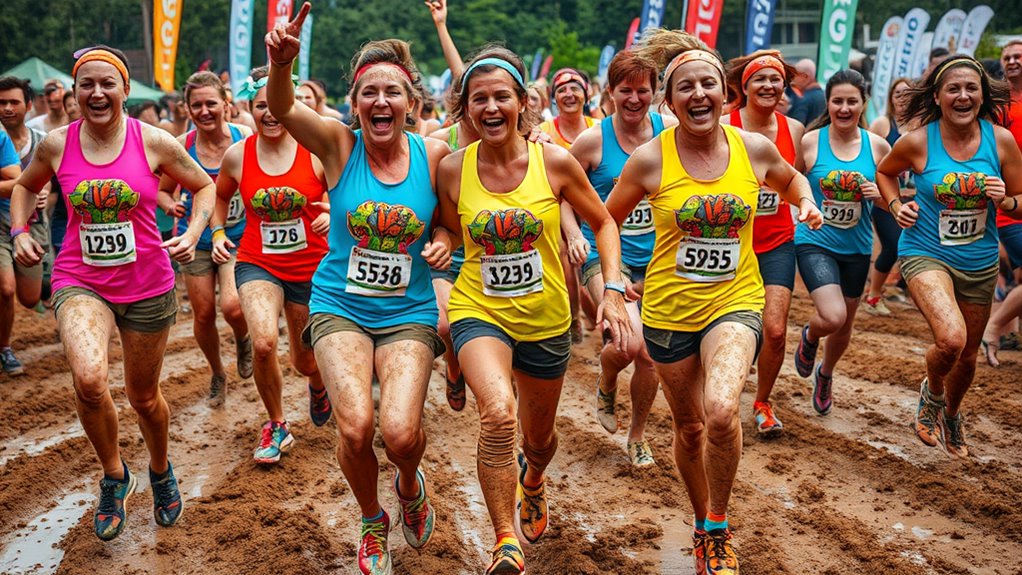 mud run outfit bold fun creative comfortable