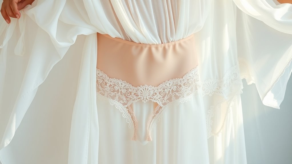 opaque skin toned complementary undergarments for white outfits
