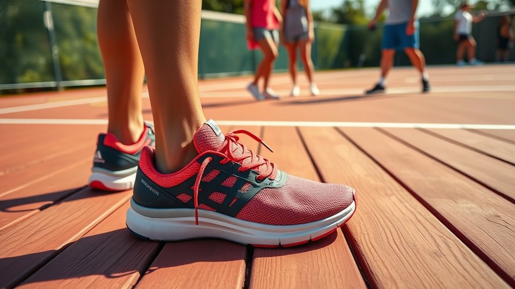 style and functionality footwear for pickleball