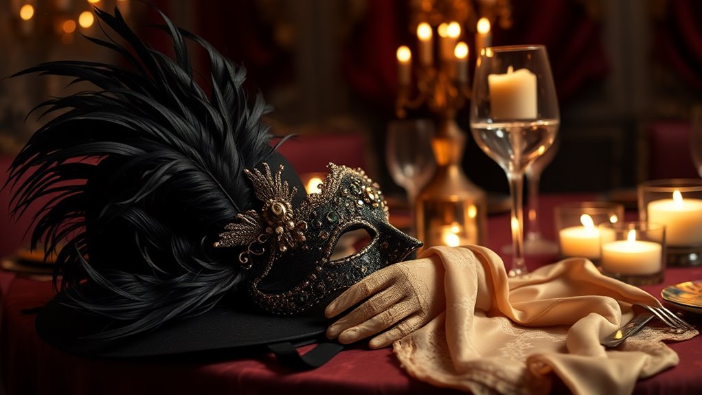 themed accessories elevate murder mystery atmosphere