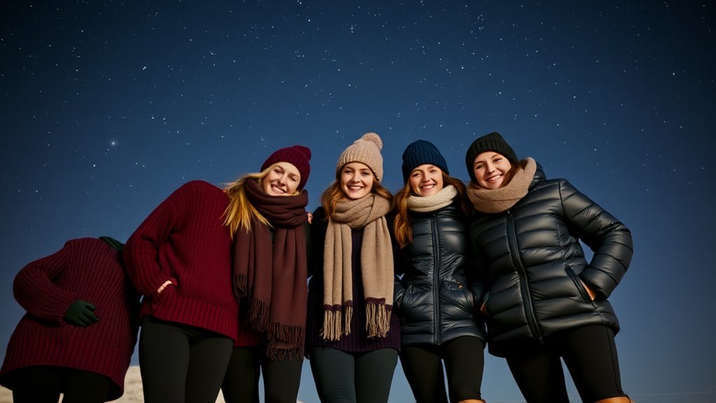 thermal wear for comfortable stargazing