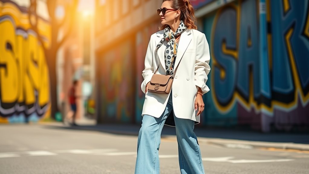 wide leg jeans trendy outfit ideas